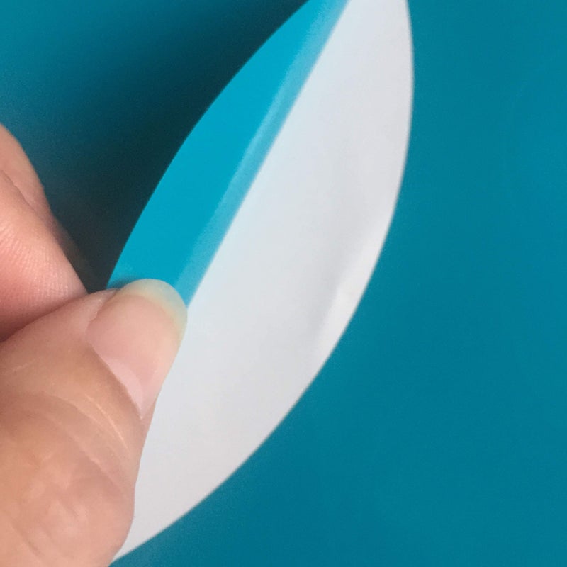 Create-A-Mural Polka Dot Wall Decals (63) Girls Room Wall Decor Stickers, Wall Dots, Vinyl Circle Peel & Stick DIY Bedroom, Playroom, Kids Room, Baby Nursery Toddler to Teen Bedroom Decoration Gift 3"-6.5" (Teal) - Image 4